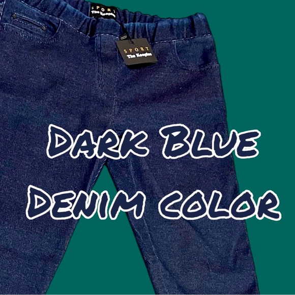 NWT The Kooples SPORT deep blue Jean joggers 🏃🏽‍♀️👖Size Small (1) 👖🏃🏻‍♀️ - Picture 4 of 11